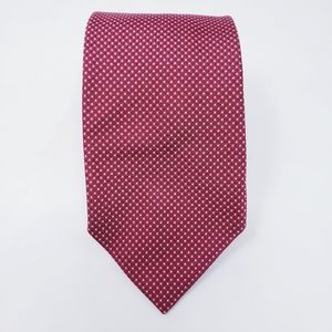 BANANA REPUBLIC| Silk Red/White Spot Tie